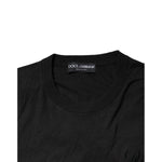 Dolce & Gabbana Black Cotton DG Logo Men Sweatshirt Sweater TSH90527-52
