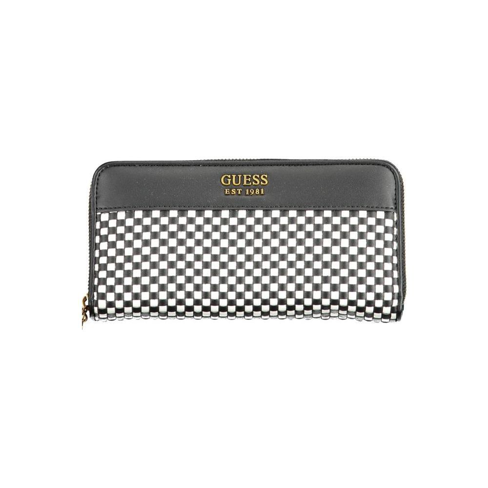 Guess Jeans Black Polyethylene Women Wallet GU-14422