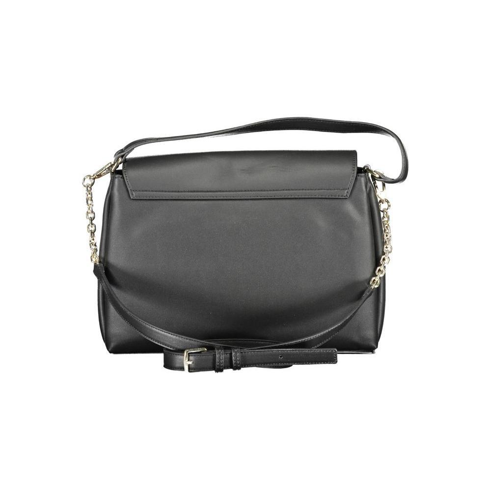 Calvin Klein Black Polyester Women Handbag CA-15386