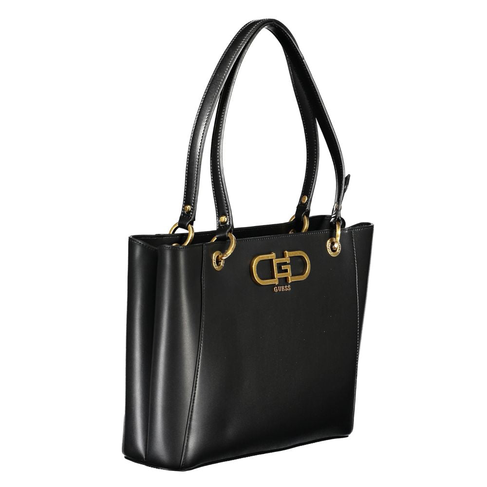 Guess Jeans Black Polyethylene Handbag GU-23436