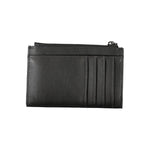 Calvin Klein Sleek Black Zip Wallet with Contrast Detailing CA-26042