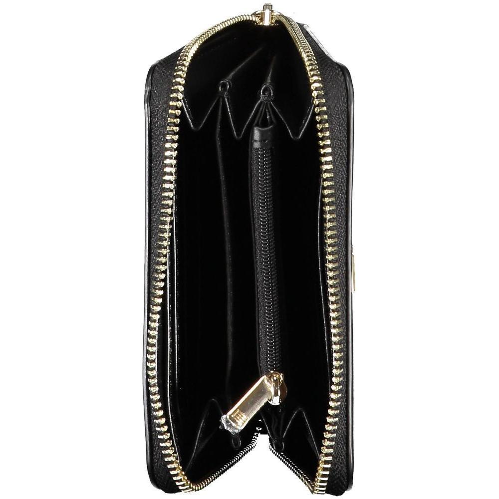 Tommy Hilfiger Black Polyethylene Women Wallet TO-26334