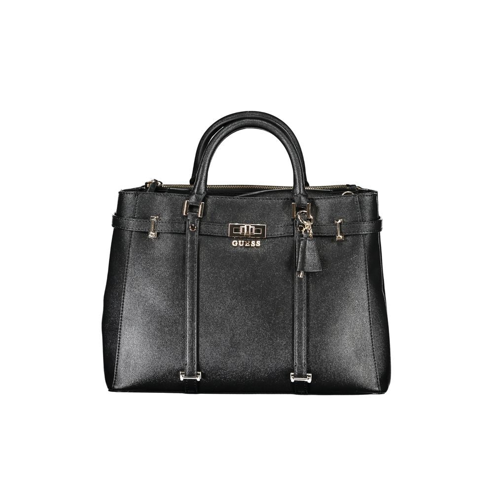 Guess Jeans Black Polyethylene Handbag GU-26857
