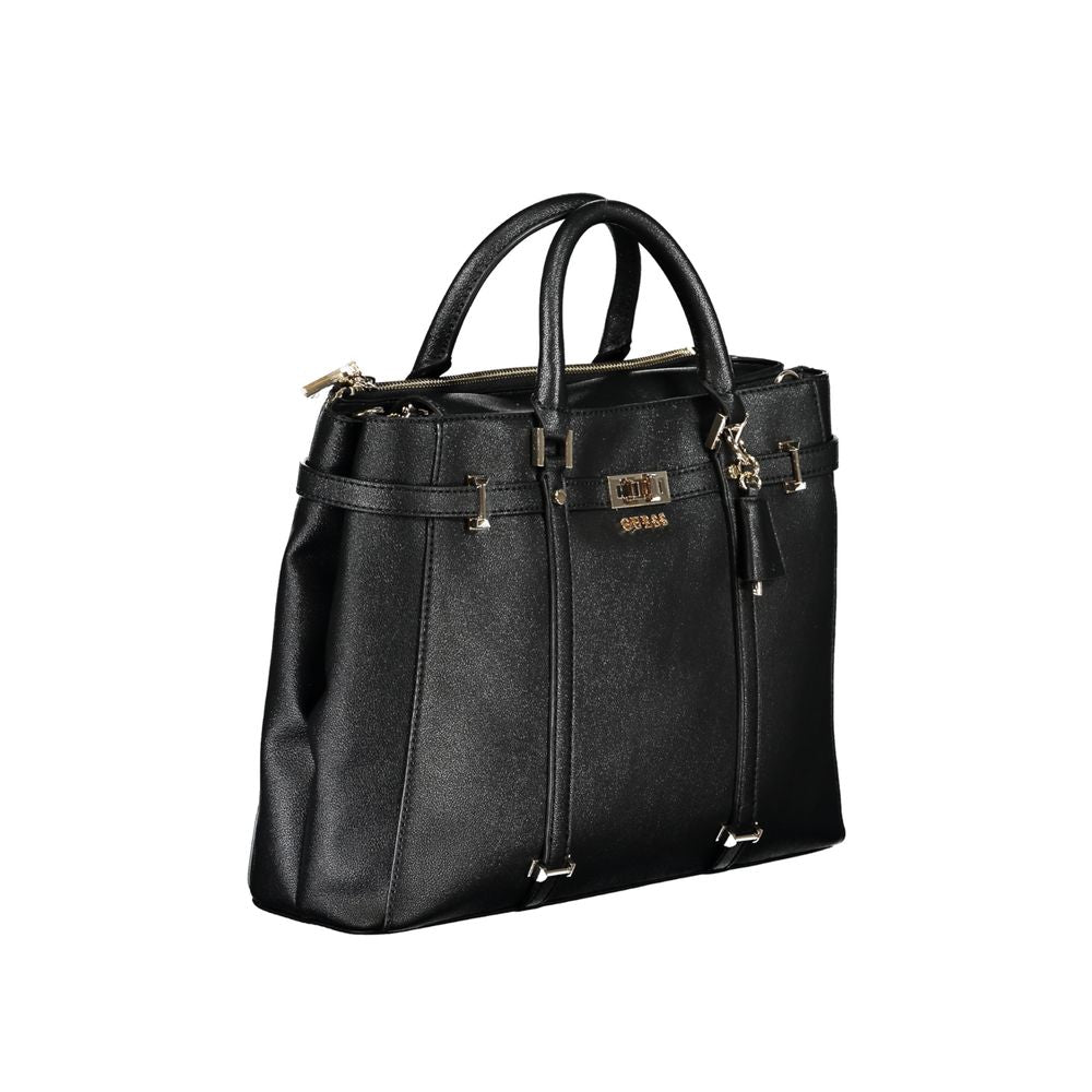 Guess Jeans Black Polyethylene Handbag GU-26857