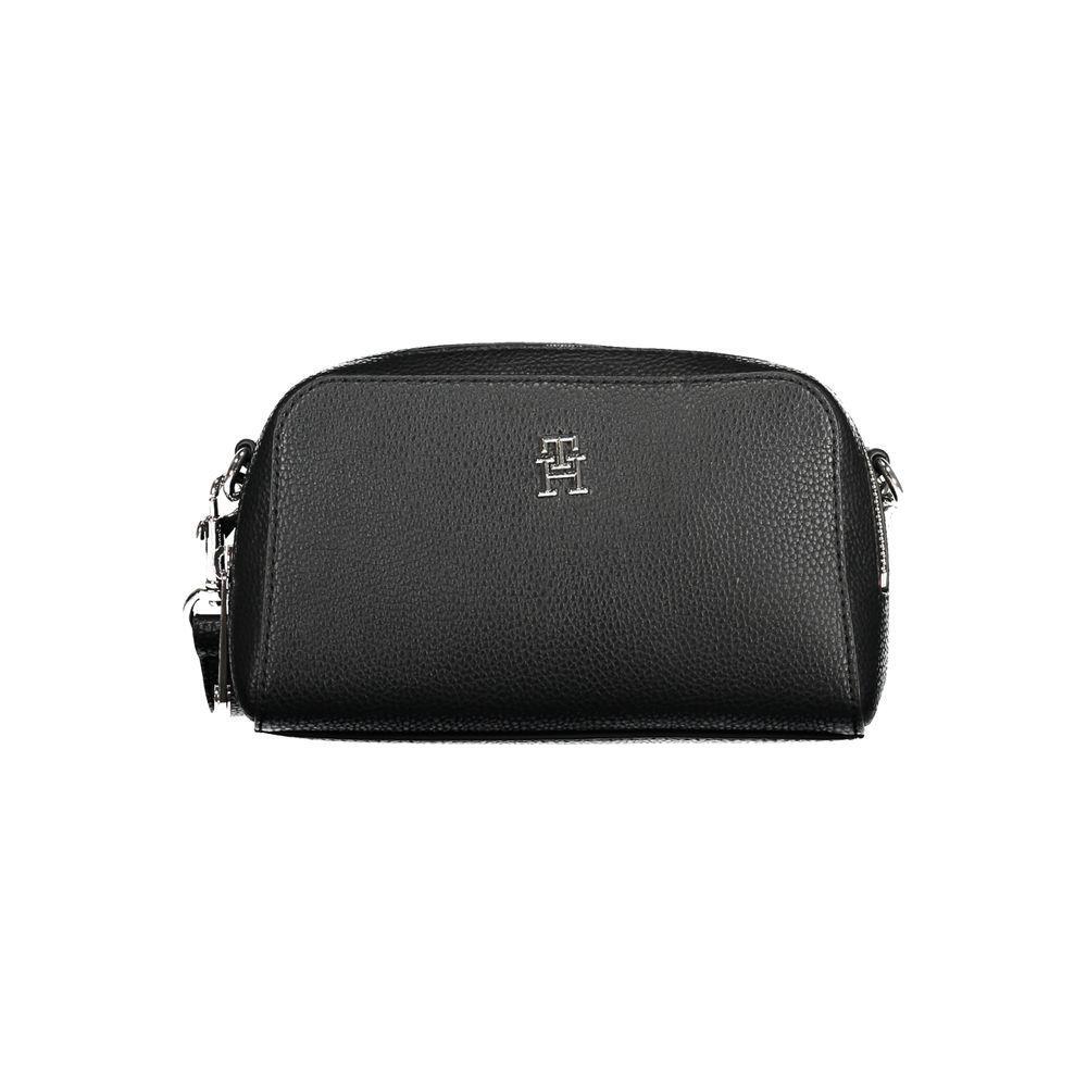 Tommy Hilfiger Black Polyethylene Handbag TO-27542