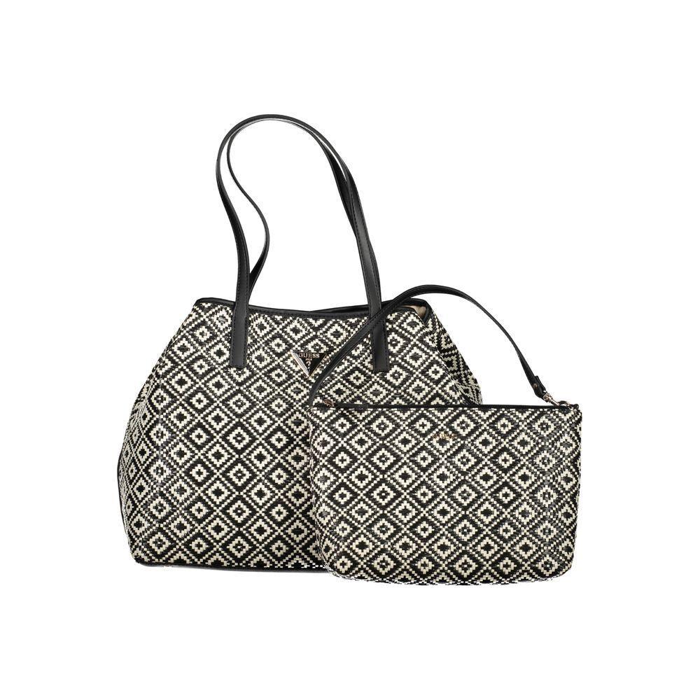 Guess Jeans Black Polyethylene Handbag GU-30179