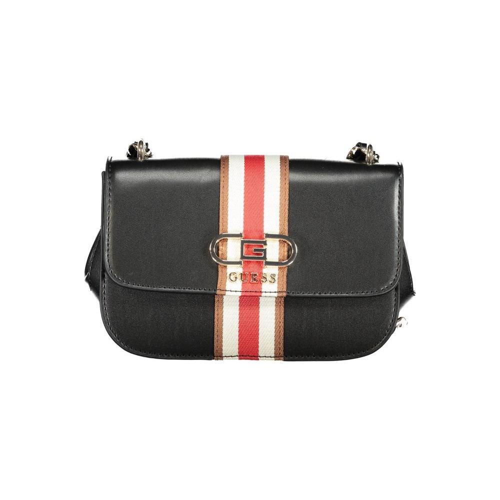Guess Jeans Black Polyethylene Handbag GU-30678