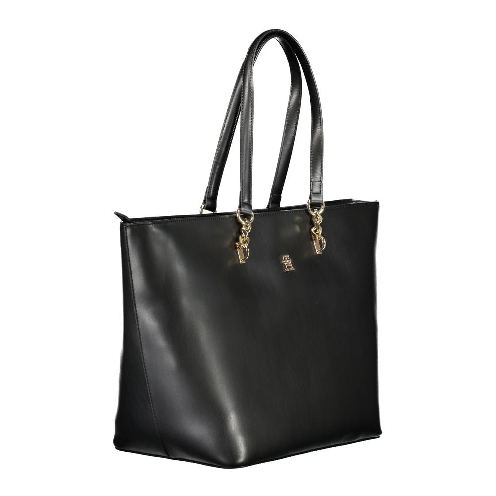 Tommy Hilfiger Black Polyethylene Handbag TO-30720