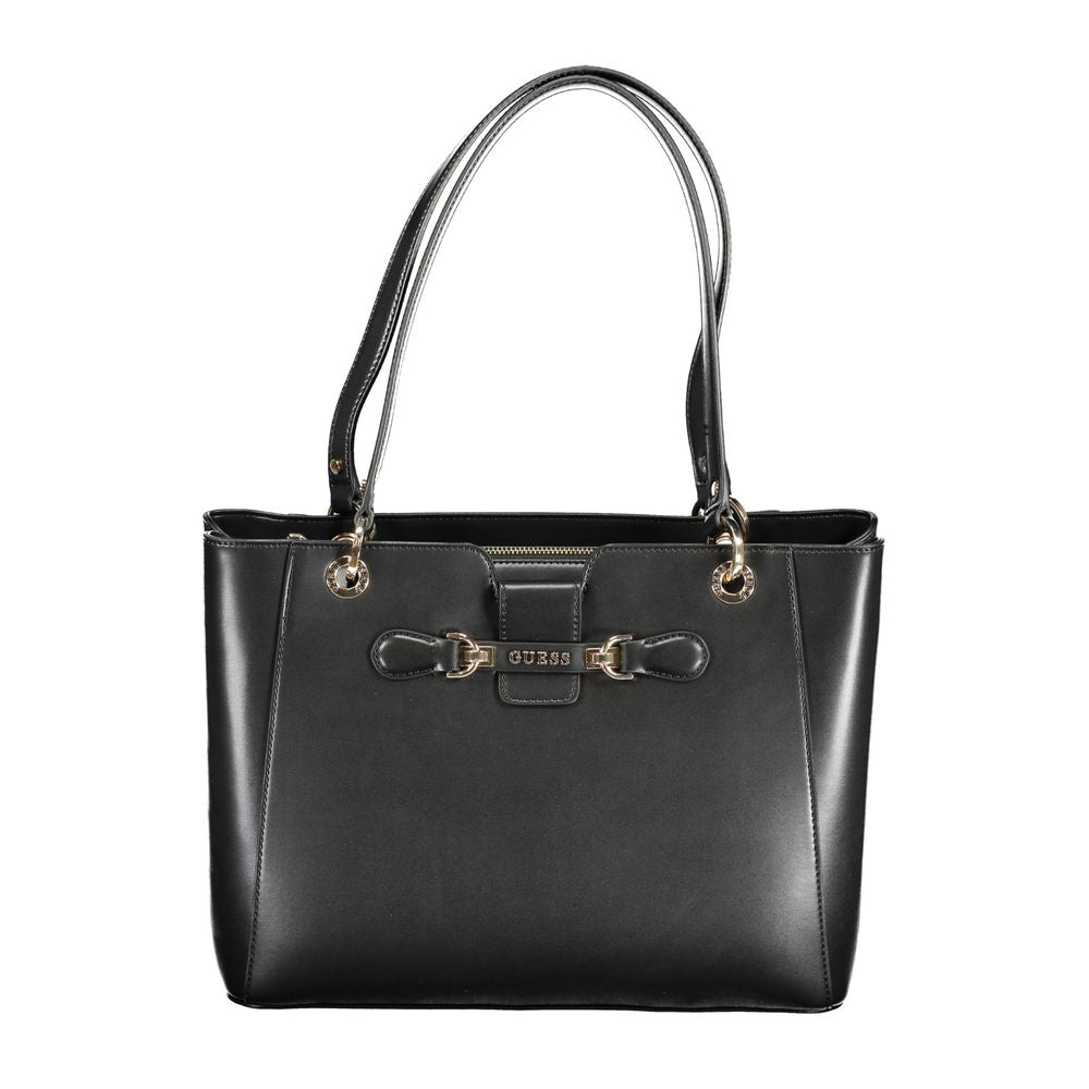 Guess Jeans Black Polyethylene Handbag GU-31561