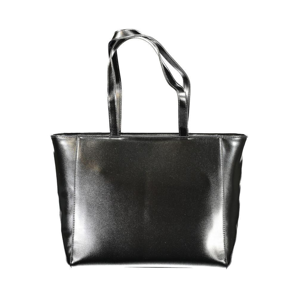 Mario Valentino Black Polyethylene Women Handbag VA-34685