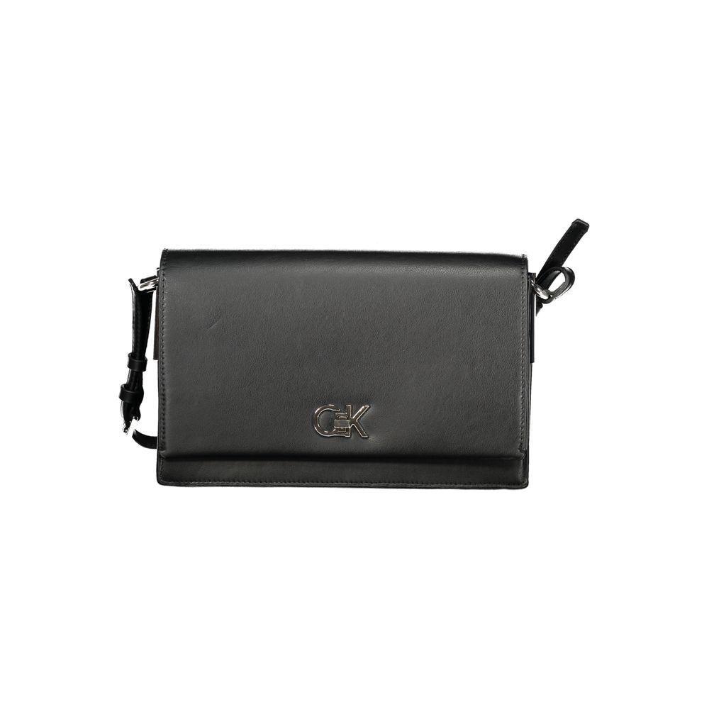 Calvin Klein Black Polyester Women Handbag CA-36311