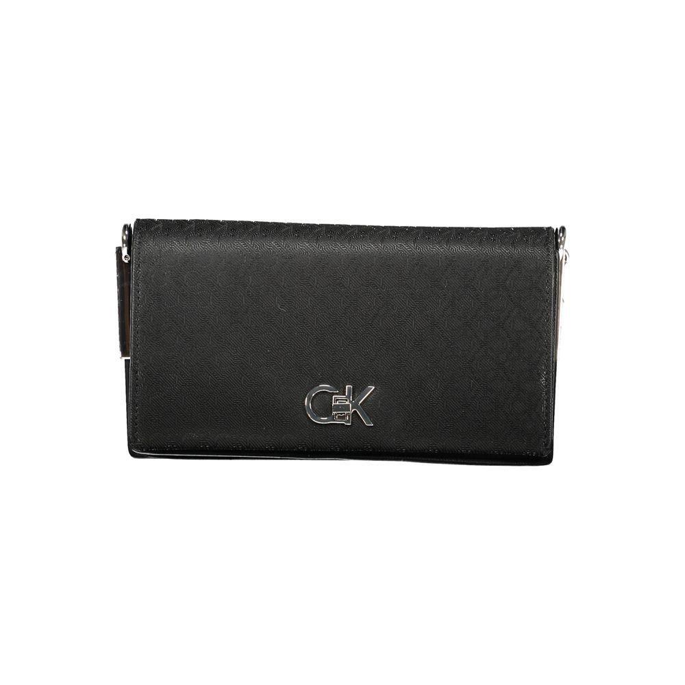 Calvin Klein Black Polyester Women Handbag CA-36326