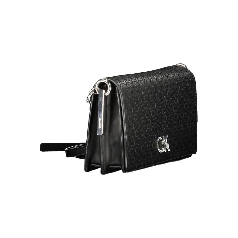 Calvin Klein Black Polyester Women Handbag CA-36326