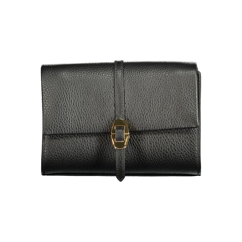 Coccinelle Black Leather Handbag CO-35655