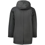 North Sails Black Polyester Men Jacket NO-32947-XL