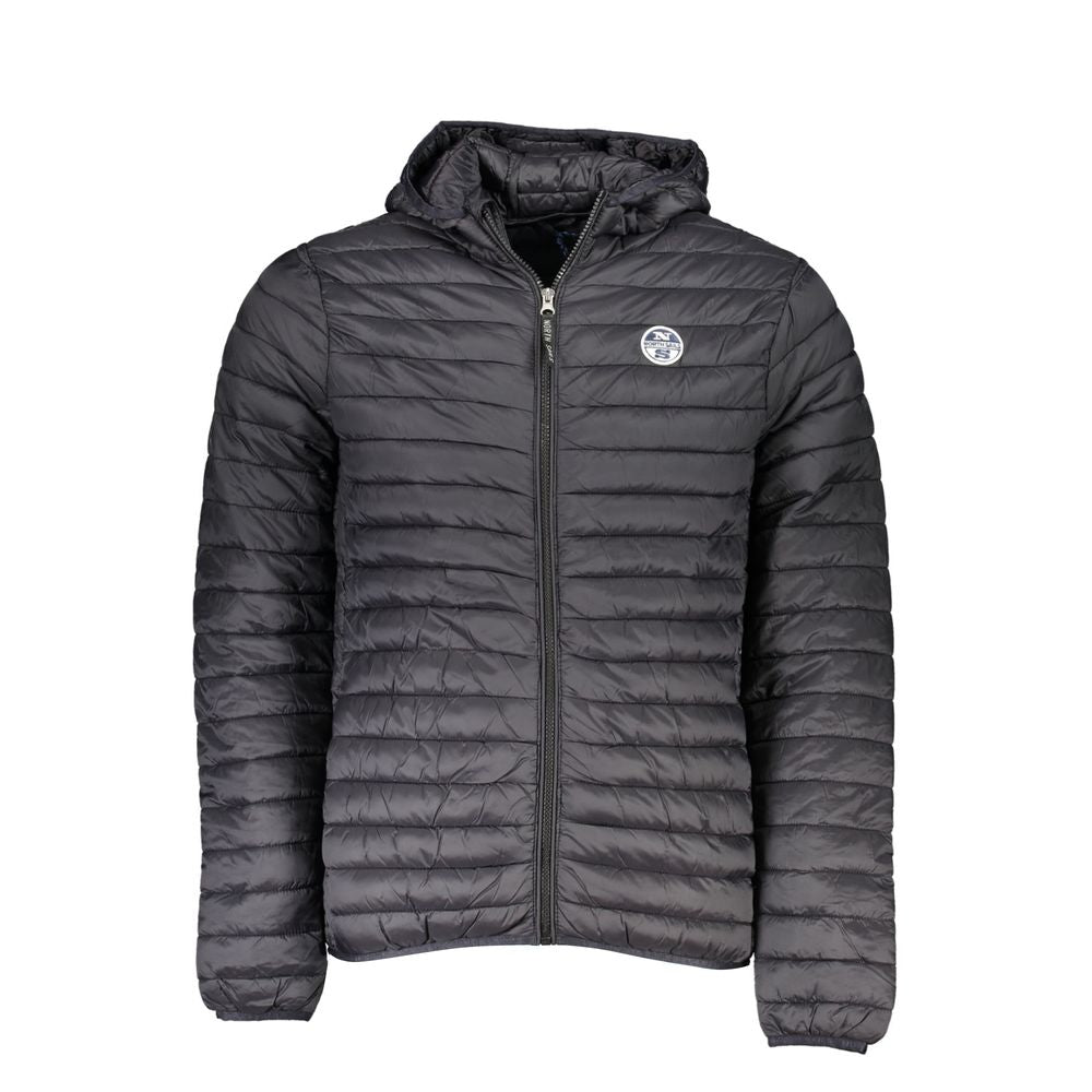 North Sails Black Polyamide Men Jacket NO-23203-L