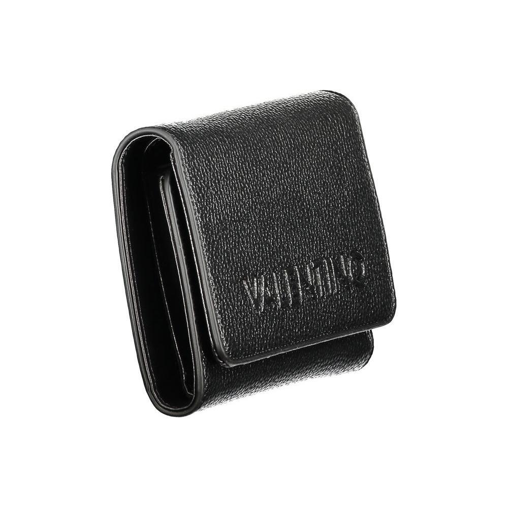 Mario Valentino Black Polyethylene Wallet VA-36154