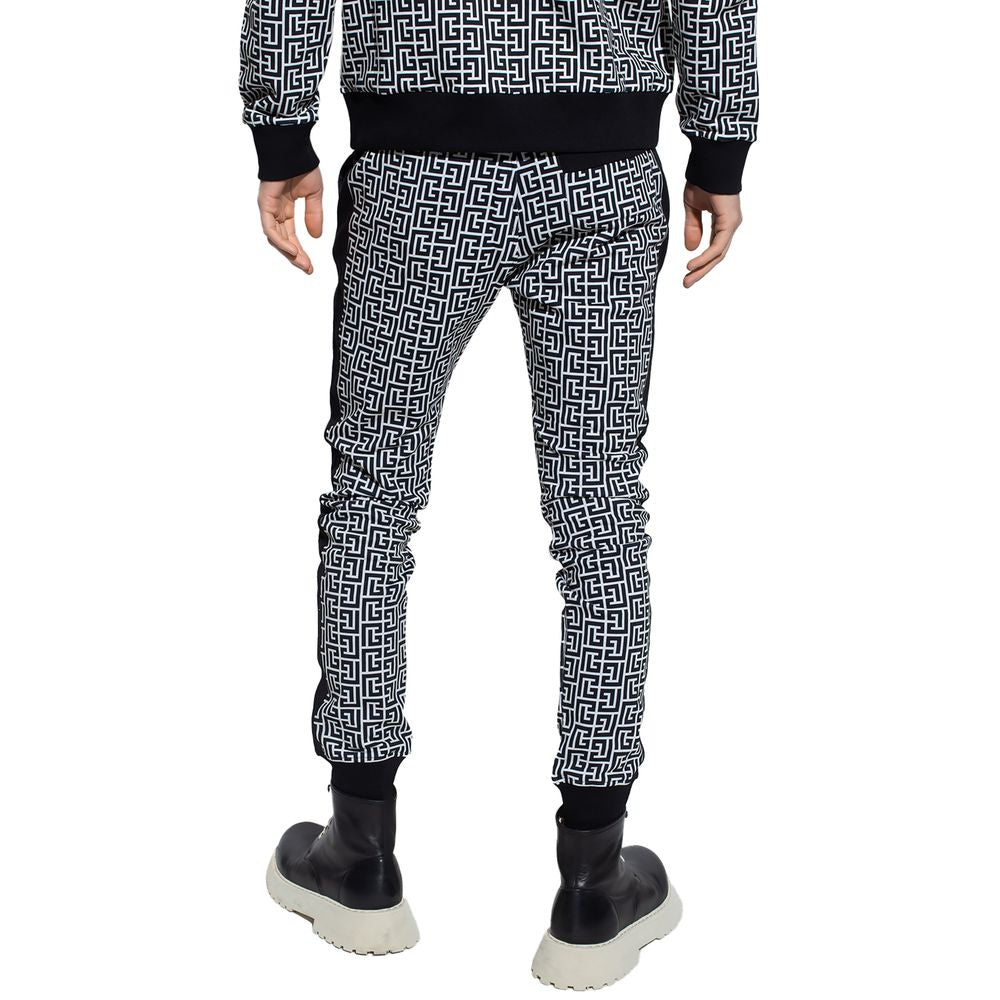 Balmain Black Cotton Jeans & Pant BA-15483-S