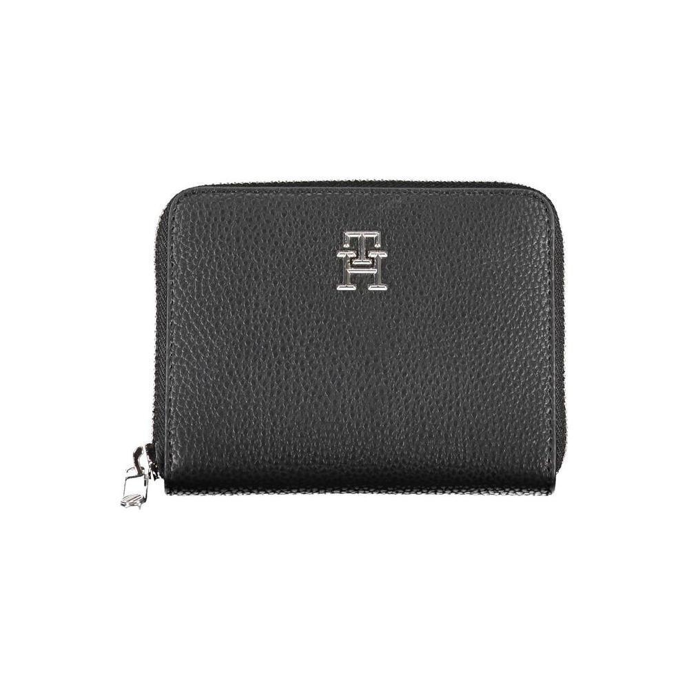 Tommy Hilfiger Black Polyethylene Women Wallet TO-26271