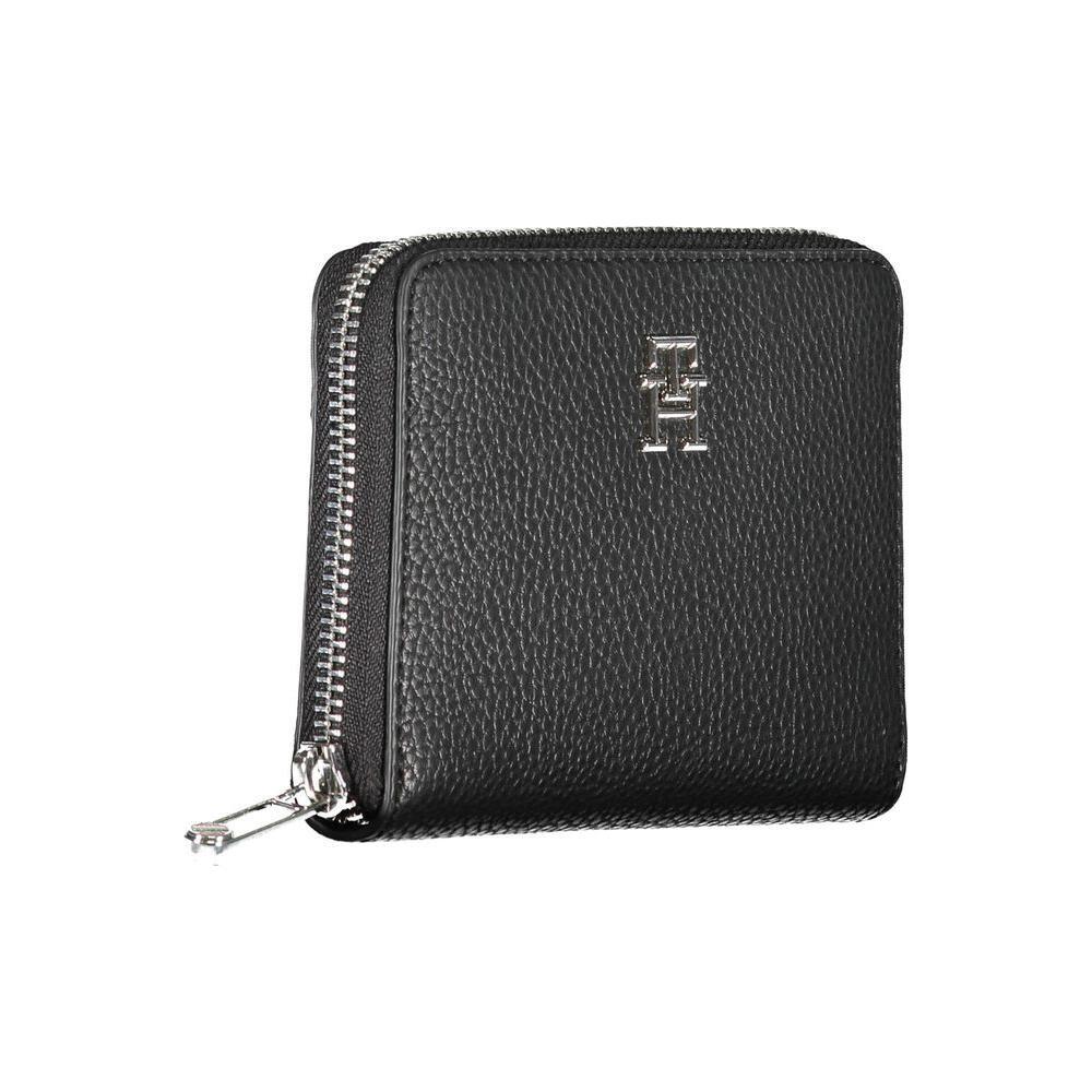 Tommy Hilfiger Black Polyethylene Women Wallet TO-26271