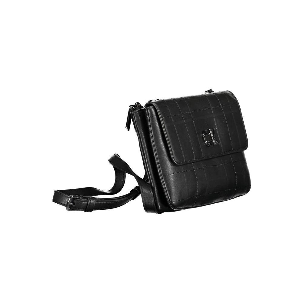 Calvin Klein Black Polyester Women Handbag CA-13692