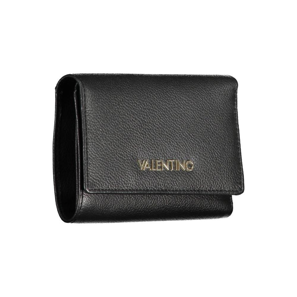 Mario Valentino Black Polyethylene Wallet VA-22535