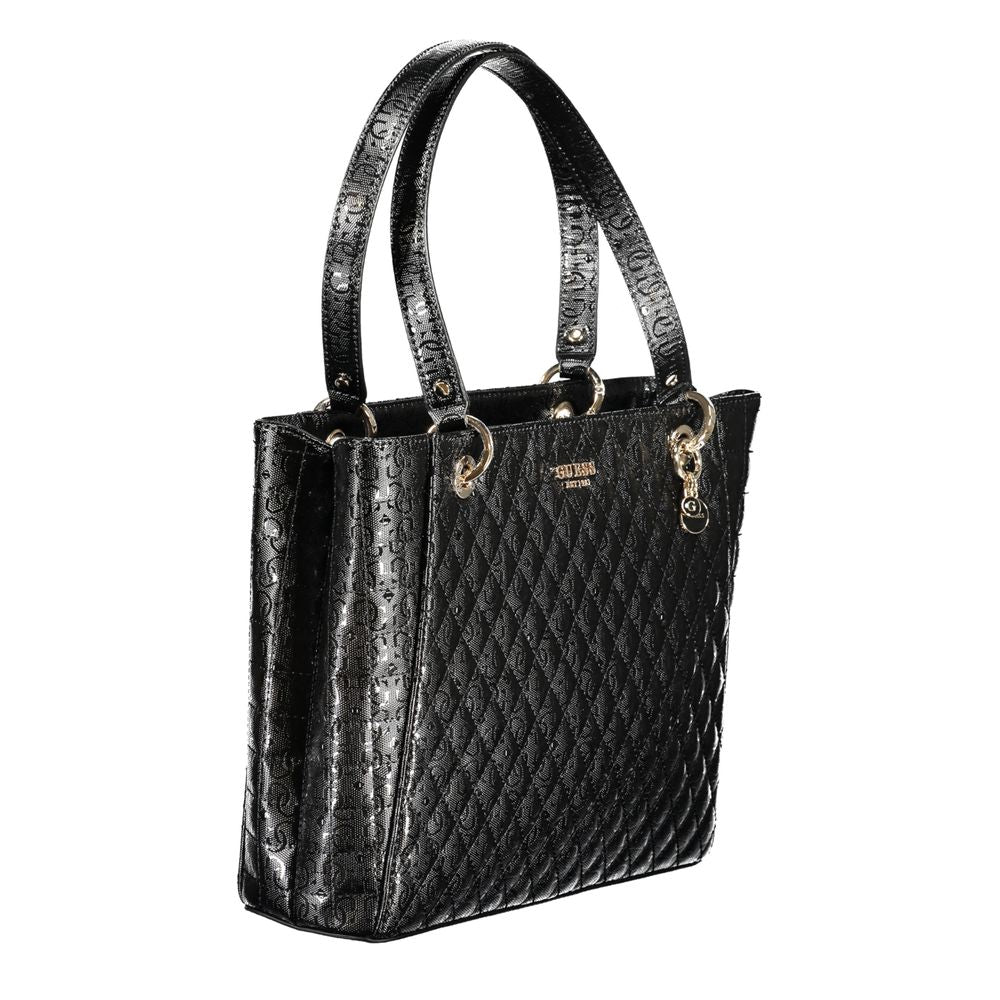 Guess Jeans Black Polyethylene Handbag GU-30909
