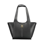 Tommy Hilfiger Black Polyethylene Women Handbag TO-17474