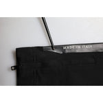 Dolce & Gabbana Black Cotton Formal Men Cropped Pants PAN75866-44