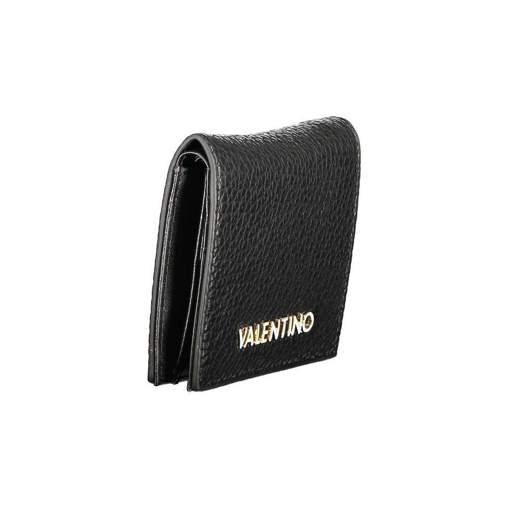 Mario Valentino Black Polyethylene Wallet VA-36158
