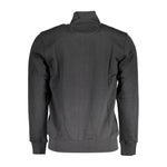 La Martina Black Cotton Men Sweater LA-17141-M