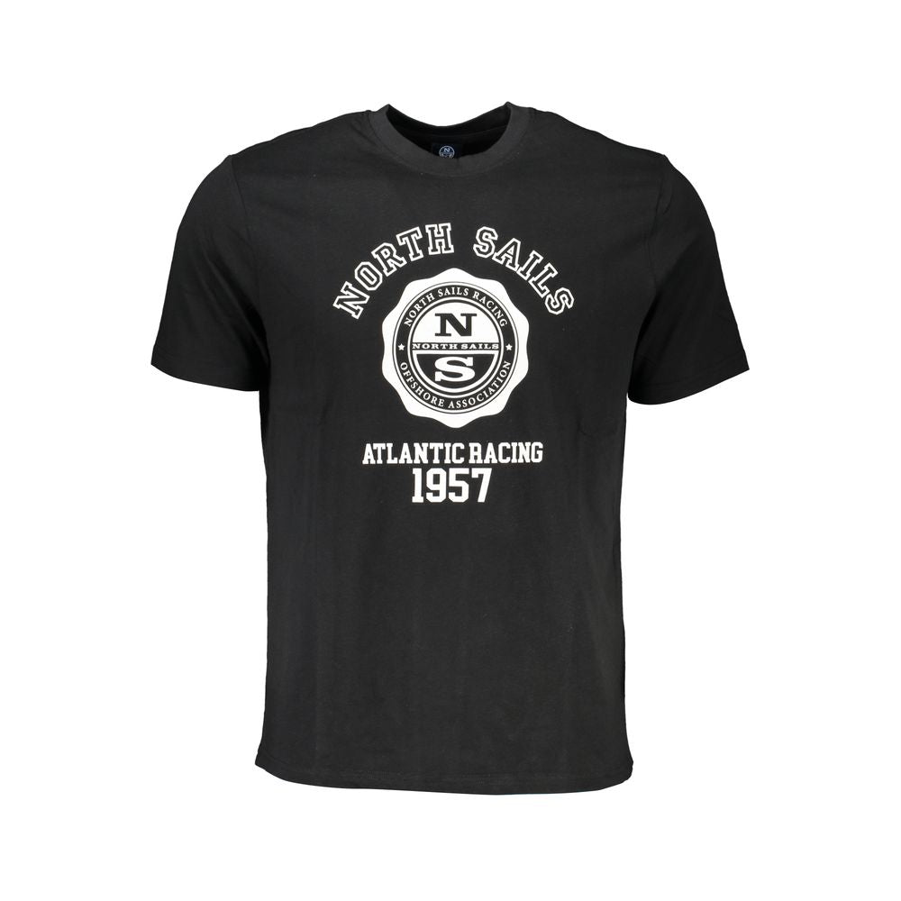 North Sails Black Cotton T-Shirt NO-27319-S