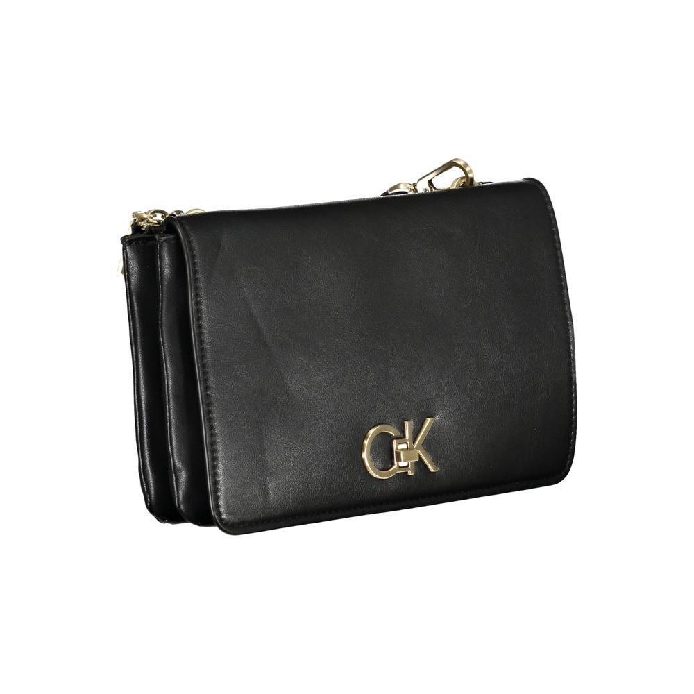 Calvin Klein Black Polyester Handbag CA-25961