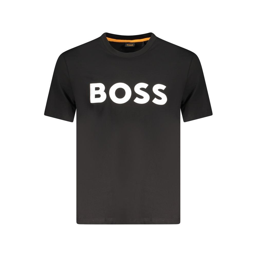 Hugo Boss Black Cotton Men T-Shirt BO-34442-XL
