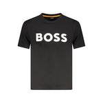 Hugo Boss Black Cotton Men T-Shirt BO-34442-XL
