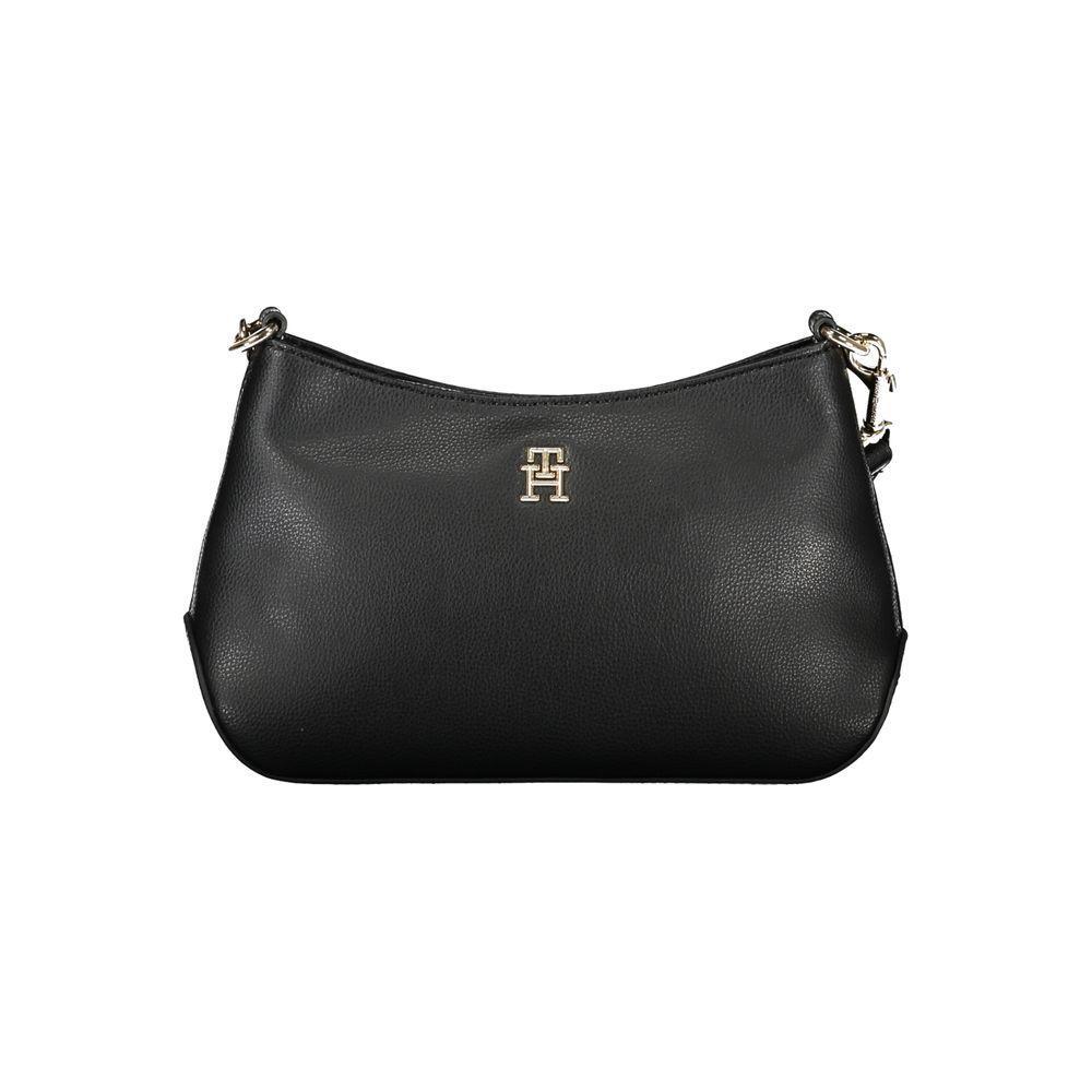 Tommy Hilfiger Black Polyester Handbag TO-27586