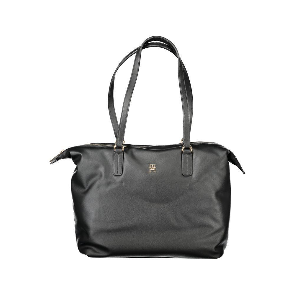 Tommy Hilfiger Black Polyester Women Handbag TO-33680