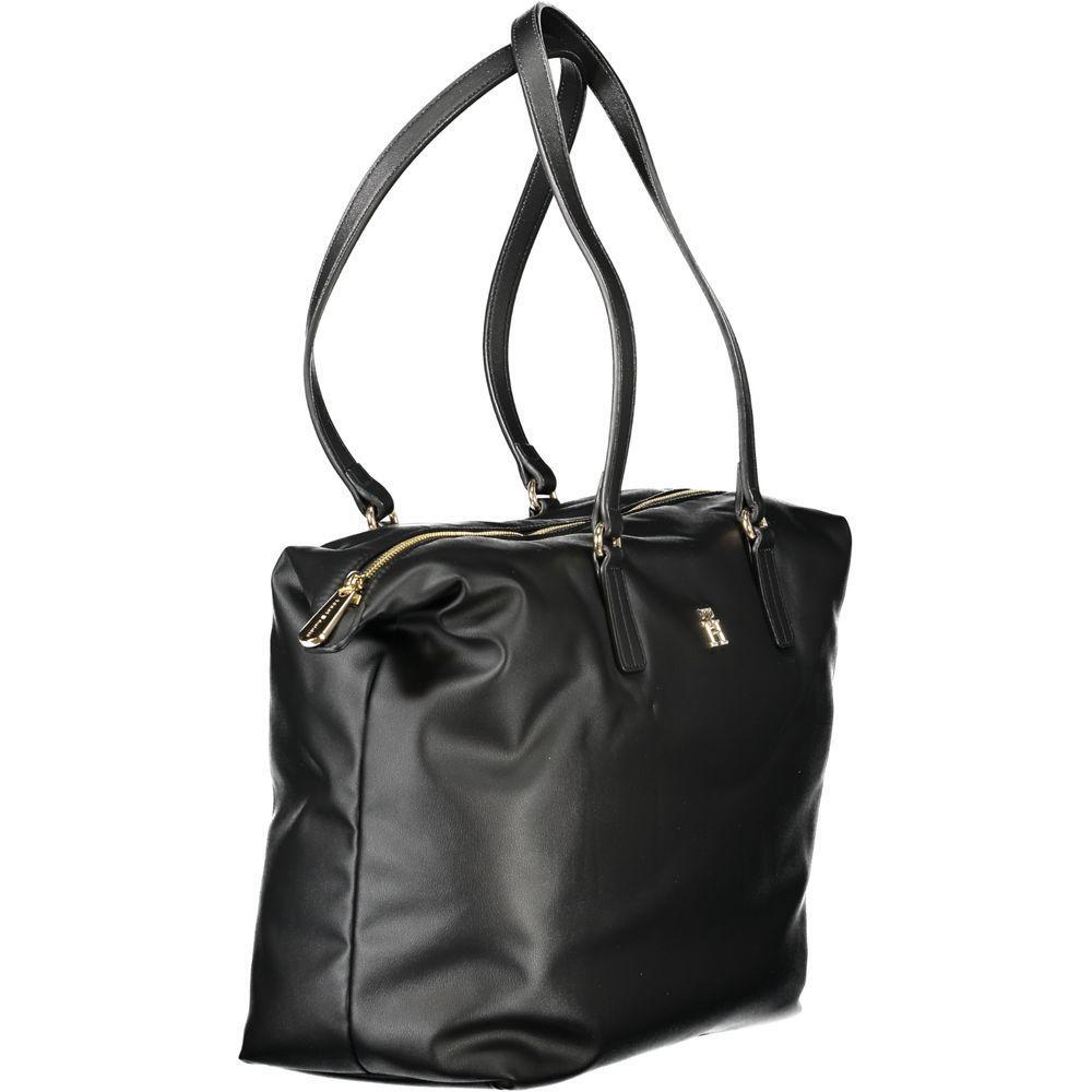 Tommy Hilfiger Black Polyester Women Handbag TO-33680