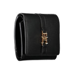 Tommy Hilfiger Black Polyethylene Women Wallet TO-20470