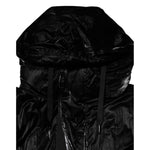 Dolce & Gabbana Black Logo Full Zip Hooded Quilted Jacket JKT41462-54