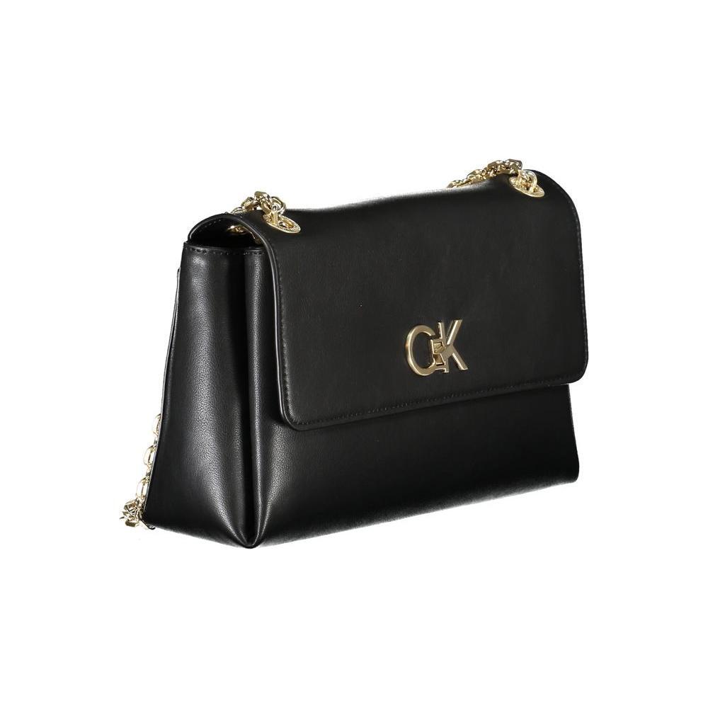 Calvin Klein Black Polyester Handbag CA-26028