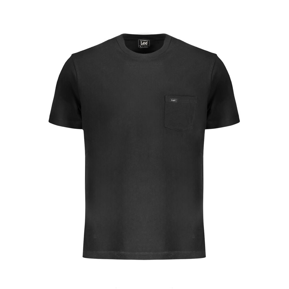 Lee Black Cotton T-Shirt LE-31642-S
