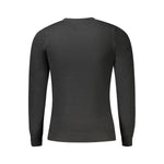 Cavalli Class Black Viscose Men Sweater CA-33479-M