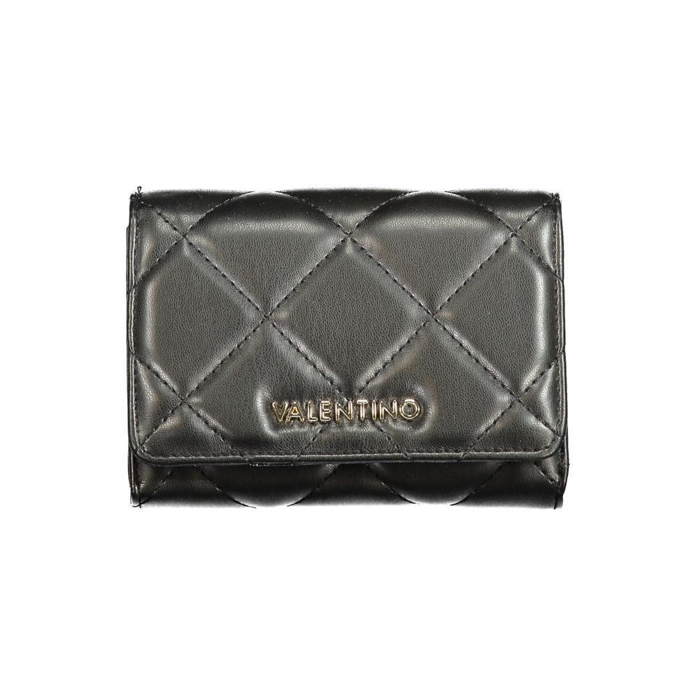 Mario Valentino Black Polyethylene Wallet VA-36197