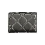 Mario Valentino Black Polyethylene Wallet VA-36197