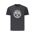 Napapijri Black Cotton Men T-Shirt NA-35889-S