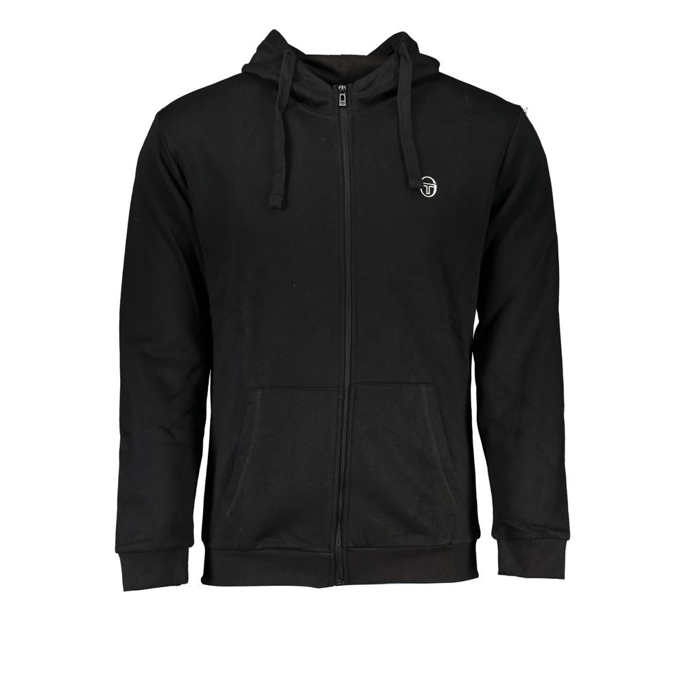 Sergio Tacchini Black Cotton Sweater SE-27356-L