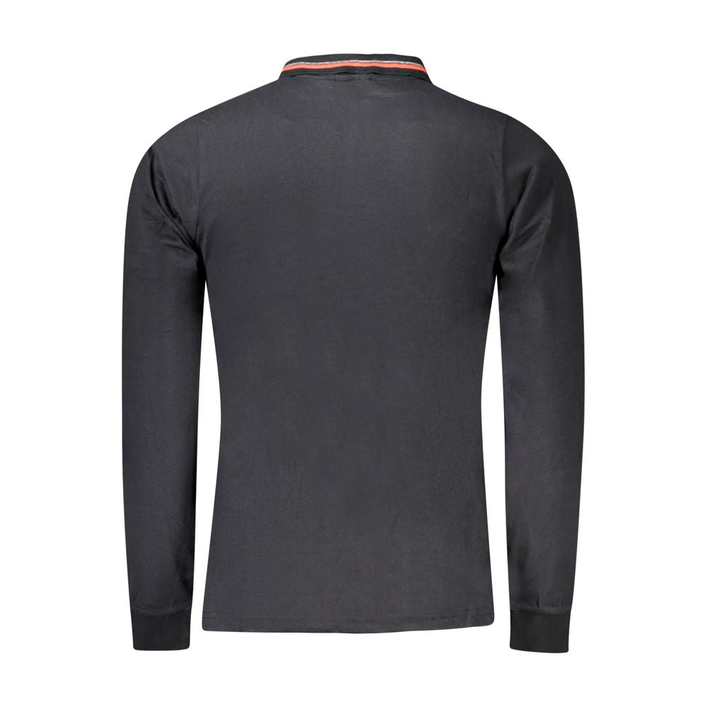 Norway 1963 Black Cotton Men Polo Shirt NO-33168-XL
