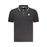 North Sails Black Cotton Mens Polo Shirt NO-35033-S