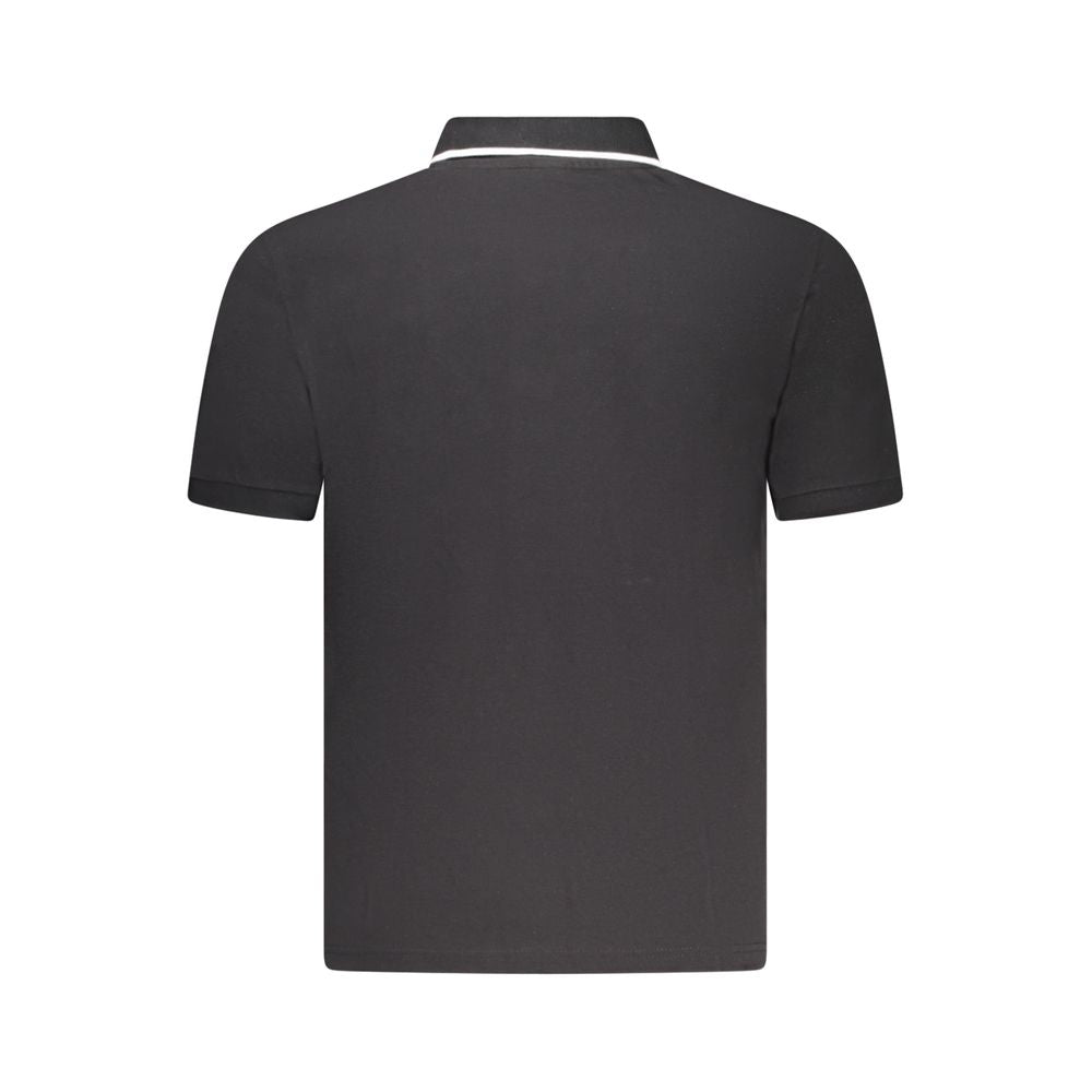 North Sails Black Cotton Mens Polo Shirt NO-35033-S